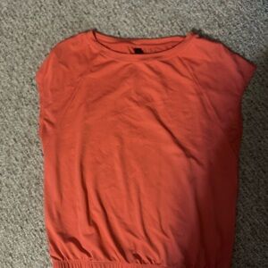 Kyodan Vibrant Orange Short Sleeve Top